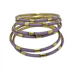 Bracelets en laiton plaqué or pour femmes, design tendance et solide, pour les occasions de mariage, accessoires de mode faits à la main - Product Image 4