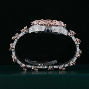 Nuevo Reloj de Diamantes VVS Moissanite, Reloj Clásico de Lujo Hip Hop, Reloj Mecánico Automático Thorns para Hombre de Fabricante Indio - Product Image 4