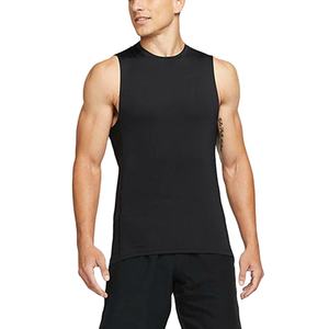 Ropa de gimnasio Camiseta sin mangas OEM Impresión personalizada Disponible Camisetas sin mangas Bloque de color sólido 140gsm Transpirable Fitness Correr Camisetas sin mangas - Product Image 1