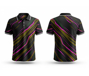 All Over Print Polo Shirt Full Sublimation Manufacturer Supplier Durable Stitching for Men Women Youth Quick-Dry - Product Image 2