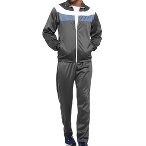 Custom High Quality Winter Heavyweight Windproof Hooded Casual Men Training Jogging <b>Polyester</b> <b>Tracksuits</b> Set Solid Pattern - Product Image 1