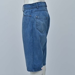 Pantalones Cortos de Hombre de Alta Calidad al por Mayor con Logotipo Personalizado, Cintura Media, Cierre de Botones, Color Sólido, Tela Moderna Informal, 100% Algodón Tejido Transpirable - Product Image 3