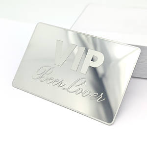 Tarjetas de Crédito de Metal de Zinc en Blanco, con Grabado Láser Personalizado de Logotipo Empresarial, Impresión en Serigrafía Plateada, Dorada y Negra - Product Image 6