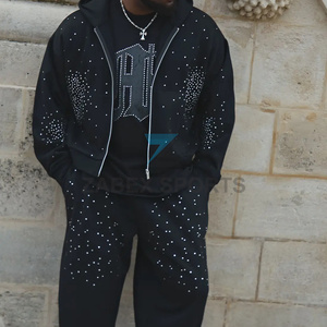 Sudadera con Pedrería Personalizada para Hombre, Sudadera con Pedrería de Alta Calidad para Hombre, Prenda Moderna - Product Image 6