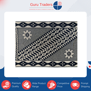 Serviette tissée en polycoton de haute qualité |   Tissu teint en fil avec motif géométrique, options de taille personnalisées et douceur durable, provenant d'Inde - Product Image 2