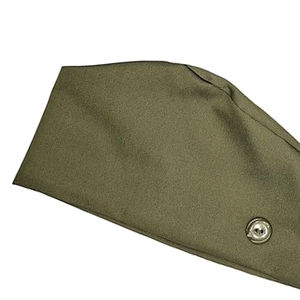Bonnets chirurgicaux personnalisés avec logo, extra larges, doublés satin, pour femmes aux cheveux longs, avec boutons et lien réglable à nouer à l'arrière - Product Image 5
