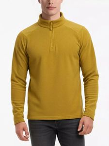 Sweat-shirt à col zippé pour homme, pull à manches longues, haut de survêtement performant, respirant, séchage rapide, vêtements de sport d'extérieur - Product Image 2