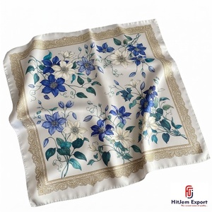 Pañuelo Cuadrado con Estampado Digital Personalizado Premium, Accesorios de Moda Ligeros, Tela Elegante, Fabricante y Proveedor Mayorista OEM ODM - Product Image 2