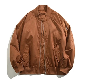Custom <b>Men's</b> Black Bomber <b>Jacket</b> with Embroidery Logo, Lightweight Zip Up <b>Flight</b> <b>Jacket</b>, Casual Streetwear Windbreaker Wholesale - Product Image 3