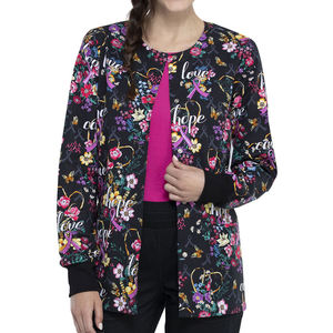 Uniformes de Enfermera de Alta Calidad, Chaquetas Médicas para Mujer, Uniformes de Hospital de Manga Larga, Chaquetas Médicas Estampadas para Mujer - Product Image 4