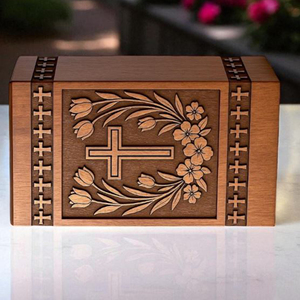 Eco-Friendly Wooden Urn for Human Ashes – Biodegradable Funeral Urn urn Memorial Keepsake by AYAANS - Product Image 4