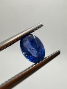 Zafiro Azul Real Natural, Corte Ovalado, 1.05CT, 7x5x3.5mm, Gema Suelta con Juego de Color para Joyería - Product Image 2