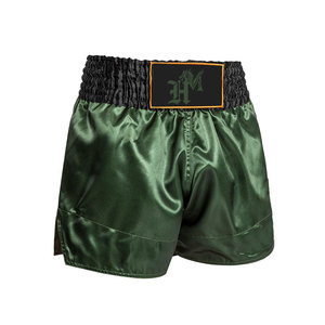 Shorts de boxe confortables, personnalisables avec votre propre design sur le devant, 100% polyester respirant et à séchage rapide, directement du fournisseur. - Product Image 1
