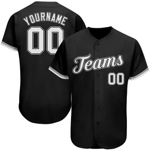 Nueva Llegada, Diseño Personalizado, Camisetas de Béisbol para Hombre, Deportivas, Transpirables, Cuello en V, Precio al por Mayor, Ropa Deportiva Sublimada 100% - Product Image 6