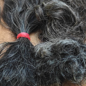 Cabello Humano Remy Indio Crudo Gris Plateado con Cutícula Alineada para un Acabado Sin Enredos y Duradero, Doble Trama a Máquina - Product Image 6