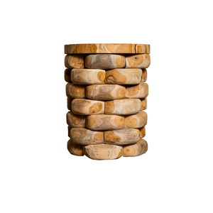 Taburete ARTERRA Premium Ecológico, Rústico, Hecho a Mano con Madera de Teca, para Apartamentos, Hoteles y Almacenes - Product Image 2