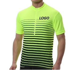 Ropa de Ciclismo MTB de Diseño Personalizado de Alta Calidad, Jersey de Ciclismo con Rayas para Descenso en Bicicleta de Montaña, Transpirable para Hombre, Venta al Por Mayor OEM - Product Image 1