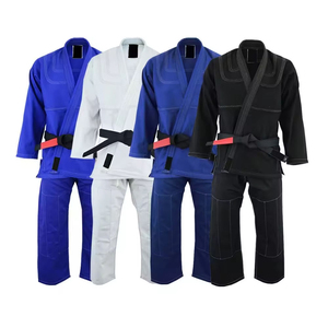 Diseño personalizado de ropa de artes marciales, kimono de BJJ (Jiu Jitsu Brasileño) para hombres, uniforme de combate de algodón de peso pesado para jóvenes, niños y adultos. - Product Image 2
