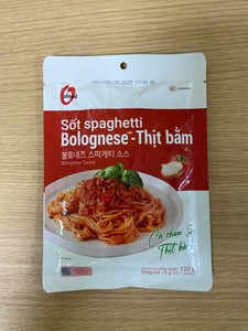 Auténtica Salsa de Tomate Estilo Boloñese Italiano 120g O'Food, Salsa para Pasta en Porción Individual para Espaguetis, Venta al por Menor y al por Mayor - Product Image 3