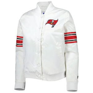 Veste satinée réversible écologique pour l'hiver, style universitaire, avec logo avant orange/rouge des Buccaneers de Tampa Bay, traditionnelle - Product Image 5