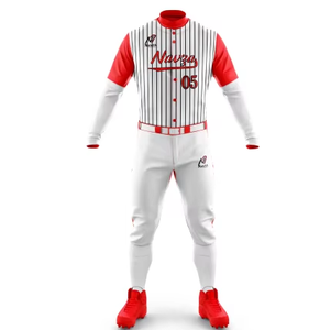 ชุดยูนิฟอร์มเบสบอลแบบระบายอากาศ พิมพ์โลโก้ตามสั่ง ดีไซน์เฉพาะ ผลิตจากโรงงาน - Product Image 1