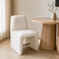 Chaise de salle à manger d'hôtel en tissu personnalisé DM avec structure en contreplaqué et métal pour importateurs, distributeurs et projets