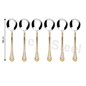 Cutlery and fork set Stainless Steel Cutlery Set Silver Color <b>Dinner</b> <b>Knife</b> Spoon Fork Utensils for Kitchen and Party - Product Image 2