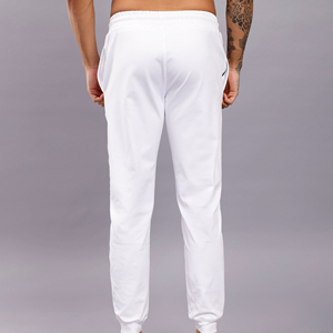 Pantalones Deportivos Blancos con Logotipo Personalizado, Pantalones de Chándal de Felpa Técnica Premium, Fabricante de Ropa Deportiva - Product Image 5