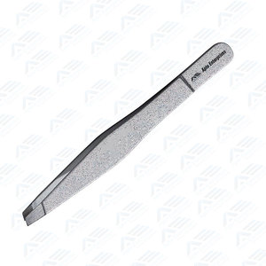 แหนบถอนขนคิ้วสแตนเลสปากแบนเครื่องมือเสริมความงามแหนบคิ้วแบบมืออาชีพ - Product Image 6