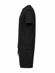 Ensemble d'été pour homme, ensemble décontracté imprimé, ensemble sportif 2 pièces, t-shirt en coton à manches courtes, short en tissu éponge, taille plus, option XXL, logo personnalisable - Product Image 3
