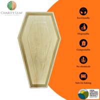 Plateau de service décontracté en feuilles de palmier naturelles, fait main, respectueux de l'environnement, de forme hexagonale, 22 x 12 pouces, pour décoration de table et bienfaisance
