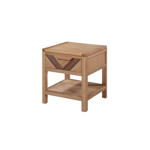 Mesa de Noche de Madera Sólida de Diseño Contemporáneo, Colección MARS, Muebles para el Hogar a Precio de Fábrica - Product Image 1