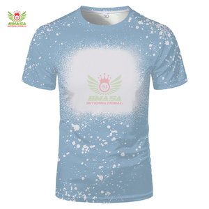 เสื้อยืดซับลิเมชั่นคอกลมแขนสั้นทรงพอดีตัว ดีไซน์โลโก้แบบกำหนดเองประสิทธิภาพสูง - Product Image 1