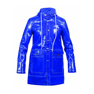 Imperméable unisexe en PVC de longueur standard, imperméable, avec design personnalisable sur le devant, haute qualité, respirant, séchage rapide - Product Image 3