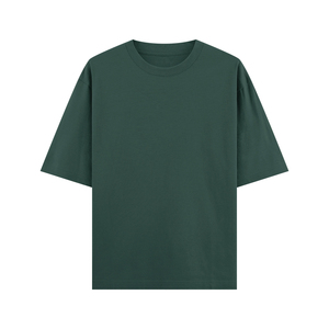 Men's T-Shirts <b>Drop</b> Shoulder Plus Size 240 GSM Cotton Jersey O-Neck Oversized Breathable Anti-Pilling Eco-Friendly Street Front - Product Image 6