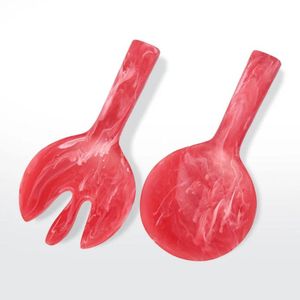 made in india Resin Salad <b>Server</b> Set Glossy Finished For Home Hotel Kitchenware Resin Salad Spoons craftera exports - Product Image 4