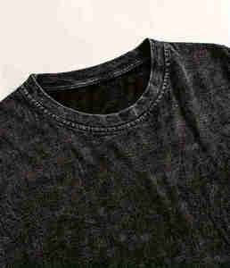 Ropa Urbana con Estampado Gráfico Personalizado, Estilo Holgado, Vintage, Desgastado, Lavado Ácido, 100% Algodón - Product Image 2