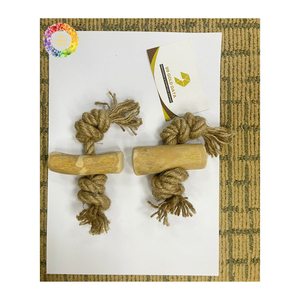 ไม้กาแฟธรรมชาติสำหรับสุนัขแทะเล่น ของขวัญสุดพรีเมียมสำหรับสัตว์เลี้ยง ของเล่นไม้กาแฟสำหรับสุนัข ใช้ฝึกสุนัขและให้ความบันเทิง - Product Image 2