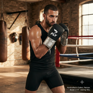 Factory Manufacture Latest Design Top Quality Best Selling Fly Boxing Sparring Set Genuine Cowhide Leather Fly Boxing Set - Product Image 2