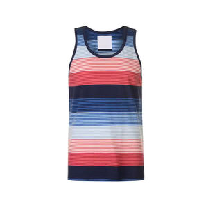 Débardeurs personnalisés pour hommes en coton et fibre de bambou, col en V, motif uni, impression par sublimation, méthode de tissage tricoté à la main - Product Image 5