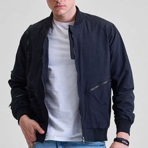 Custom men bomber <b>jacket</b> quilted puffer varsity windproof streetwear fishing winter breathable lightweight men fashion satin OEM - Product Image 4