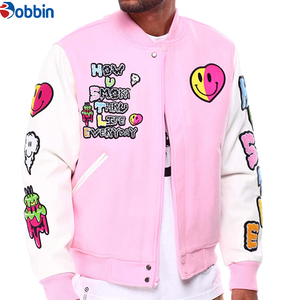 Blouson Bomber Homme Personnalisé en Daim avec Manches en Cuir, Col Rabattu, Coupe-Vent, Manteau d'Hiver Décontracté avec Doublure Polaire Épaisse - Product Image 2