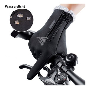 Guantes Deportivos de Invierno Impermeables de Neopreno al por Mayor, Guantes Térmicos para Correr y Ciclismo con Compatibilidad con Pantalla Táctil - Product Image 4