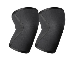 Reinforced Double-Stitched <b>Neoprene</b> Powerlifting <b>Knee</b> <b>Sleeves</b> Heavy Duty Compression Wraps Professional Protection Thin Design - Product Image 1