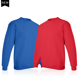 เสื้อสเวตเชิ้ตคอกลมผู้ชาย สีพื้น ผ้าถัก ทรงปกติ สวมใส่สบายๆ สำหรับฤดูใบไม้ร่วง สีเขียวอมฟ้า - Product Image 3