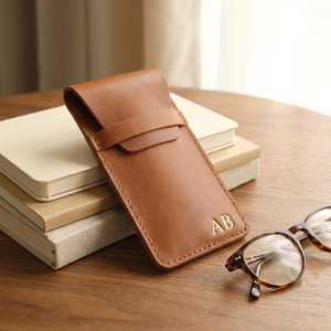 Elegante Estuche Minimalista para Gafas de Cuero, Funda Ligera para Lentes de Viaje, Cuero Genuino, Precio de Fábrica LGC-0004 - Product Image 6