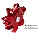 Wholesale Butterfly Bow Gift <b>Ribbons</b> <b>Red</b> Metallic Polyester Woven Double Face Digital Printed Logo/Graphic Design Christmas - Product Image 6