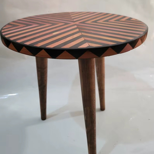 Table de salle à manger et de café de luxe moderne en résine et bois d'acacia, faite à la main, écologique, imperméable, pour salon, mariage, retraite, Diwali - Product Image 1