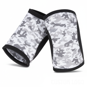 Manchon de coude en néoprène 9MM pour haltérophilie et entraînement en salle de sport, motif camouflage, robuste, protecteur et de soutien - Product Image 3