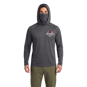 Camisa de Pesca Deportiva Unisex de Manga Larga con Capucha y Protección Facial Integrada, de Secado Rápido, Transpirable y con UPF 50, al por Mayor - Product Image 1